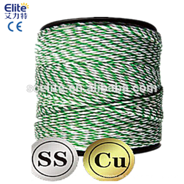 Polytape Polywire 400m Rolle Poly Tape / Draht Elektrozaun Hot Wire Farm Suit Solar Energiser